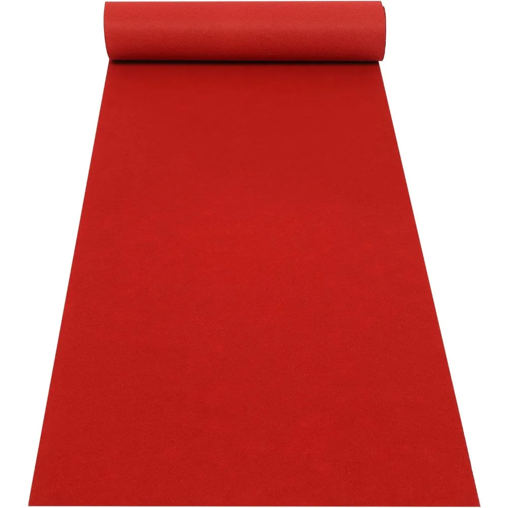 Red Carpet Runner Aisle Runner Party Runway Hallway Rug Floor Mat Prom Decorations Outdoor Carpet Entryway Rug Indoor