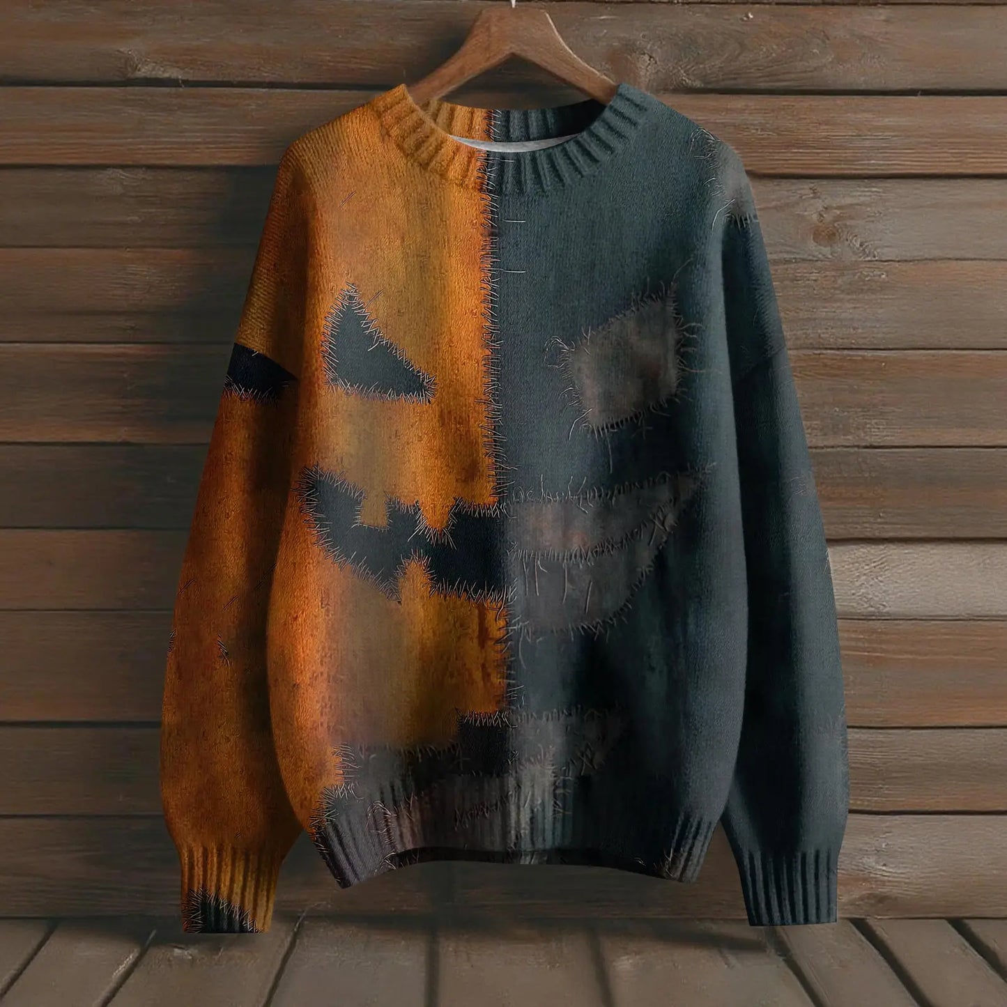 Long Sleeve Pullover Sweaters For Women O Neck Casual Cute Printing Knit Oversized Sweater Winter Clothes Woman Pulls Femmes