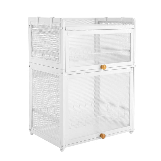 3 Tier Dish Drying Rack Modern Household Dish Organizer Kitchen Storage Racks