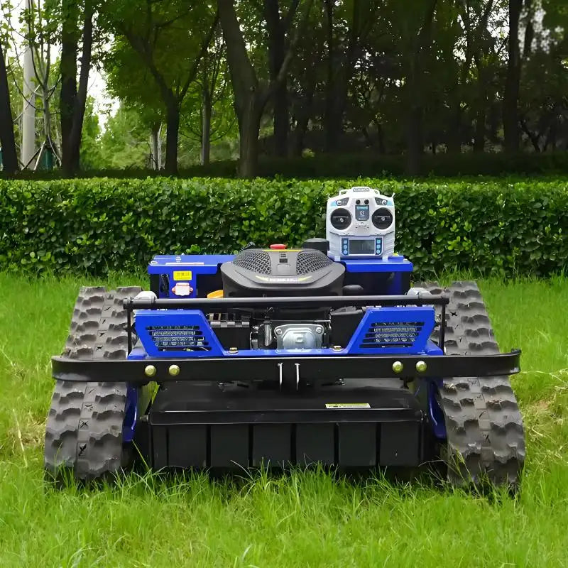 Factory Direct CE/ISO certified Sale garden crawler grass cutter gasoline lawn mover Remote control lawn mower Robotic Lawn Mowe