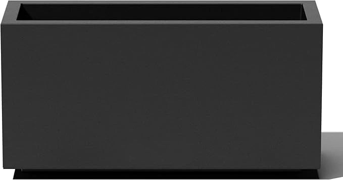 Series Long Box Planter - Large Rectangular Planter for Indoor or Outdoor Patio/Porch | Durable All-Weather