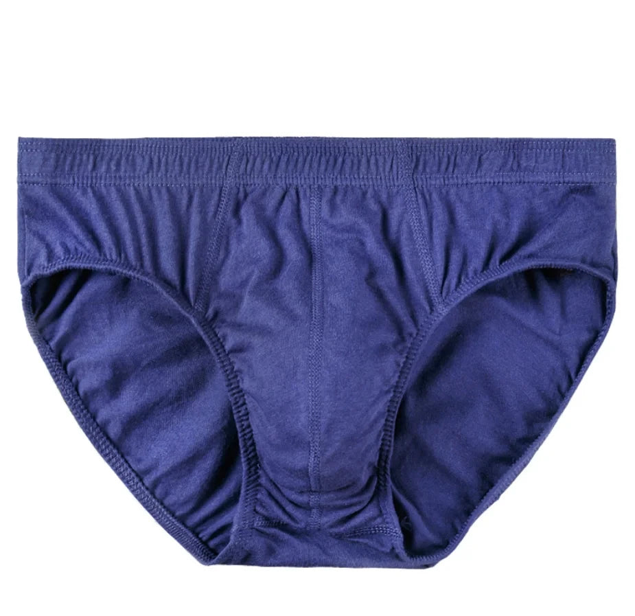 100% Cotton Briefs Mens Comfortable Underpants Man Underwear M/L/XL/2XL/3XL/4XL/5XL 5pcs/Lot Free & Drop Shipping