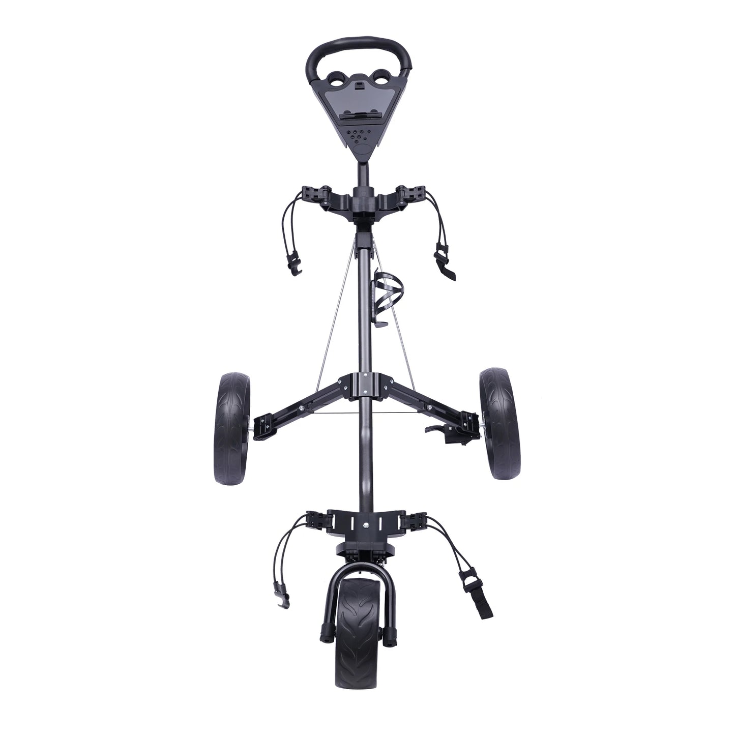 3-wheel Foldable Golf Push Cart Golf Cart Frame Folfing Troller