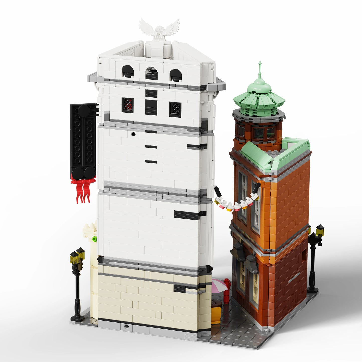 4500PCS MOC New York Flatiron Building House Modular Building Blocks Set City Skyscraper Architecture Model 12 Figure Kids Toys