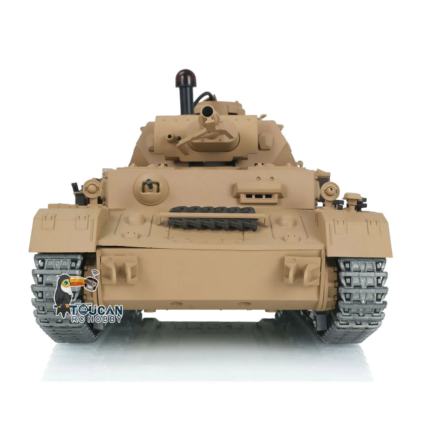 US Stock Toucan Radio Controller Vehicle Heng Long 1/16 7.0 Pro Ver Panzer IV F RTR RC Tank 3858 Metal Tracks Wheels IR Combat