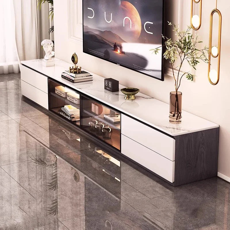 Wood Entertainment Tv Table Salon Modern Cabinets Monitor Fireplace Designer Tv Stands Luxury Archivadores Trendy Furniture