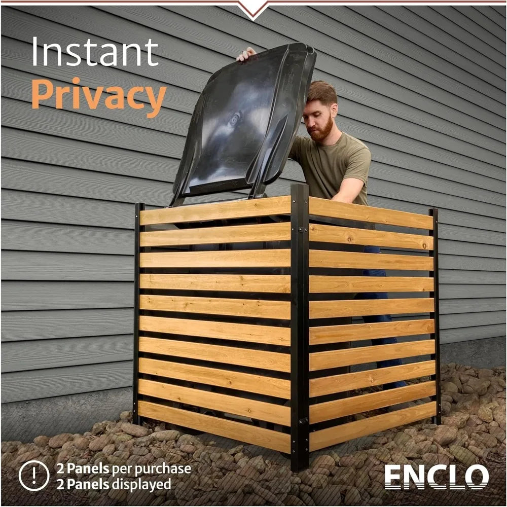 Charleston Cedar Privacy Screen No Dig Enclo 42in H 38in W