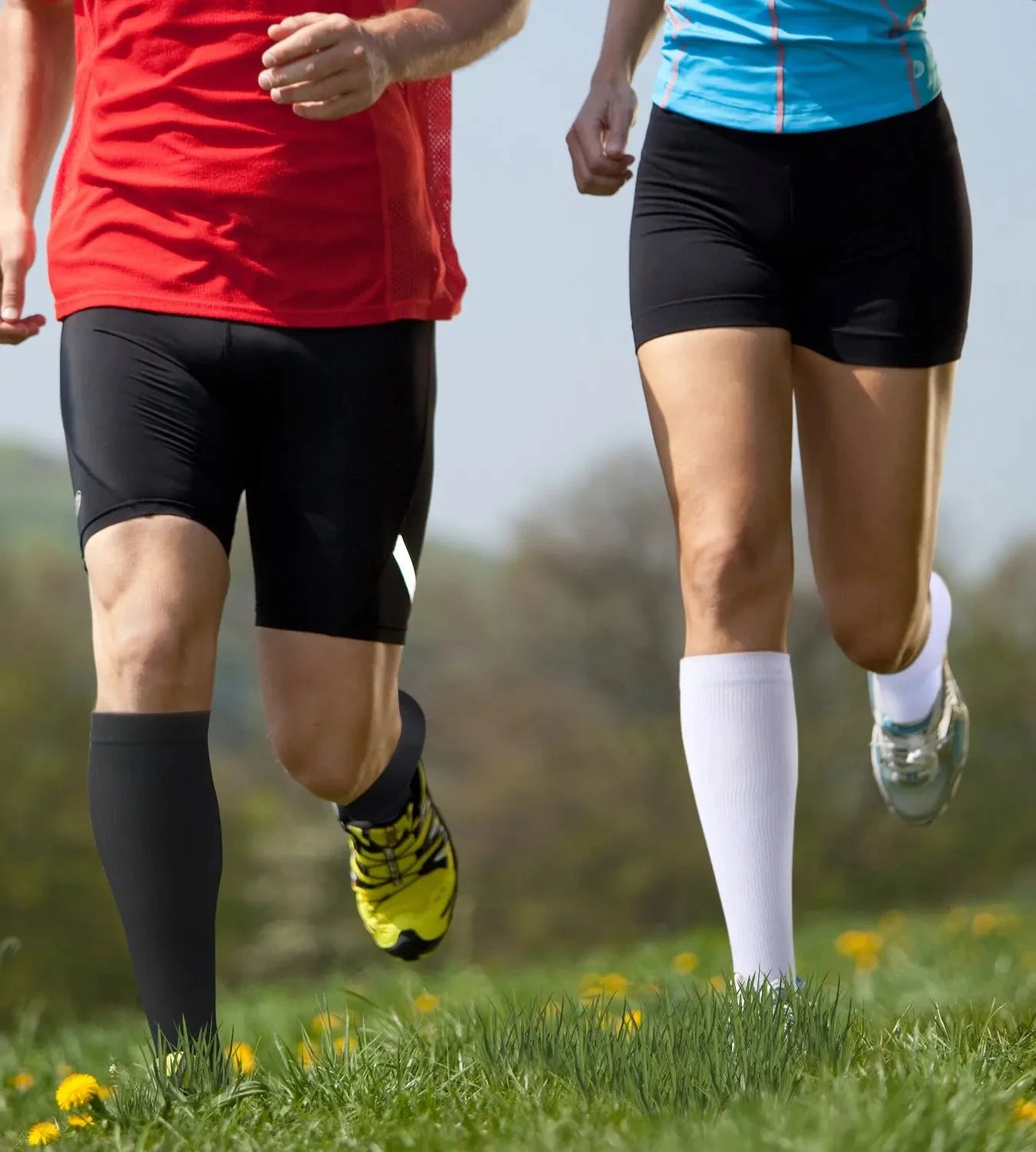 3/6/7Calf Compression Socks Men Medical Varicose Veins Diabetes Edema Sports Socks Running Football Basketball Riding Knee Socks
