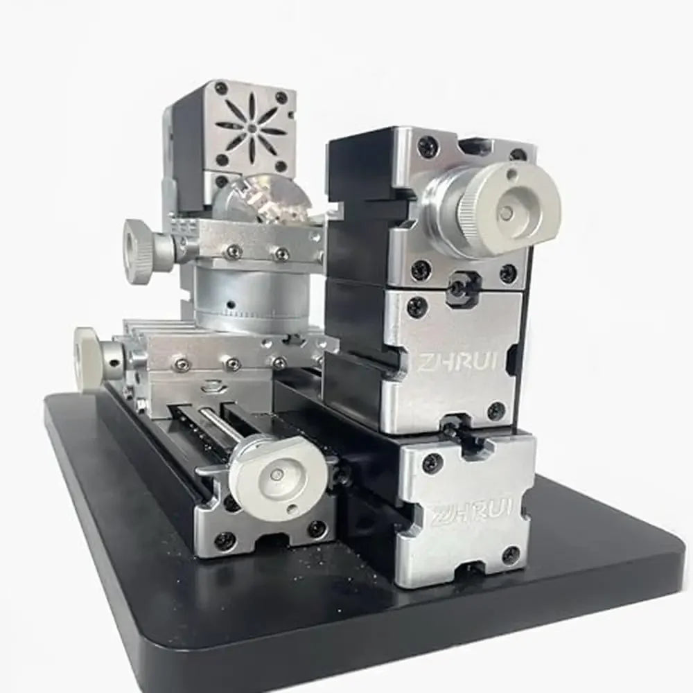 60W High Power Mini Metal DIY Rotating Lathe Machine Tools Base 12000 rpm Soft Metals Plexiglass Wood 150mm Processing Diameter