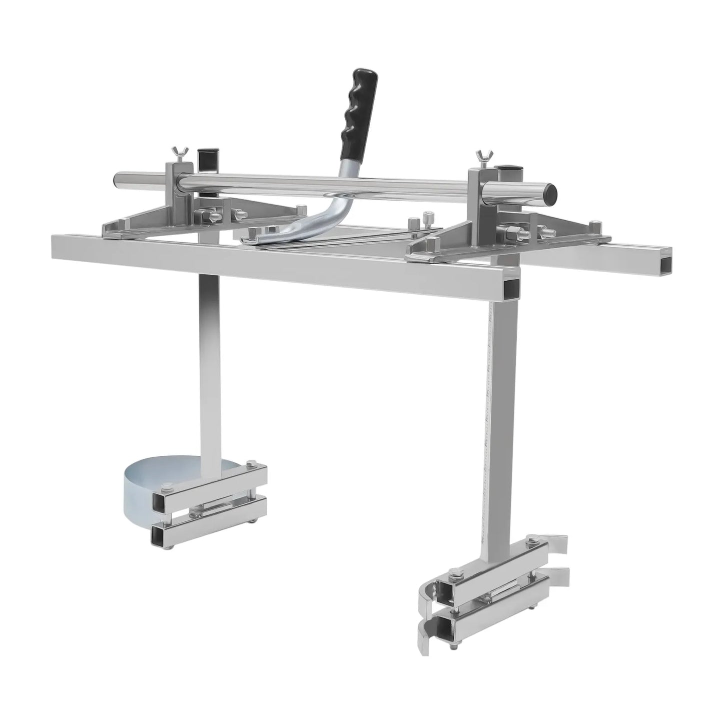 24in Chainsaw Mill Planking Milling Guide Bar Adjustable Thickness Portable Sawmill Aluminum Steel Chain Saw Mill for Woodworkin