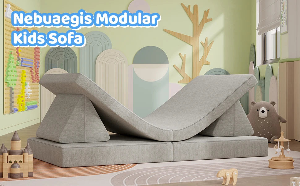 Foldable Sofa Children's Living Room Bedroom Folding Sofa Adjustable Backrest Single Backrest Office Chair Reclining Or Sitting