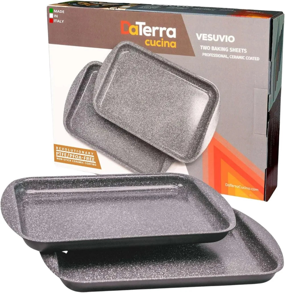 Cucina Nonstick Ceramic Baking Sheets Twin Pack 16x11