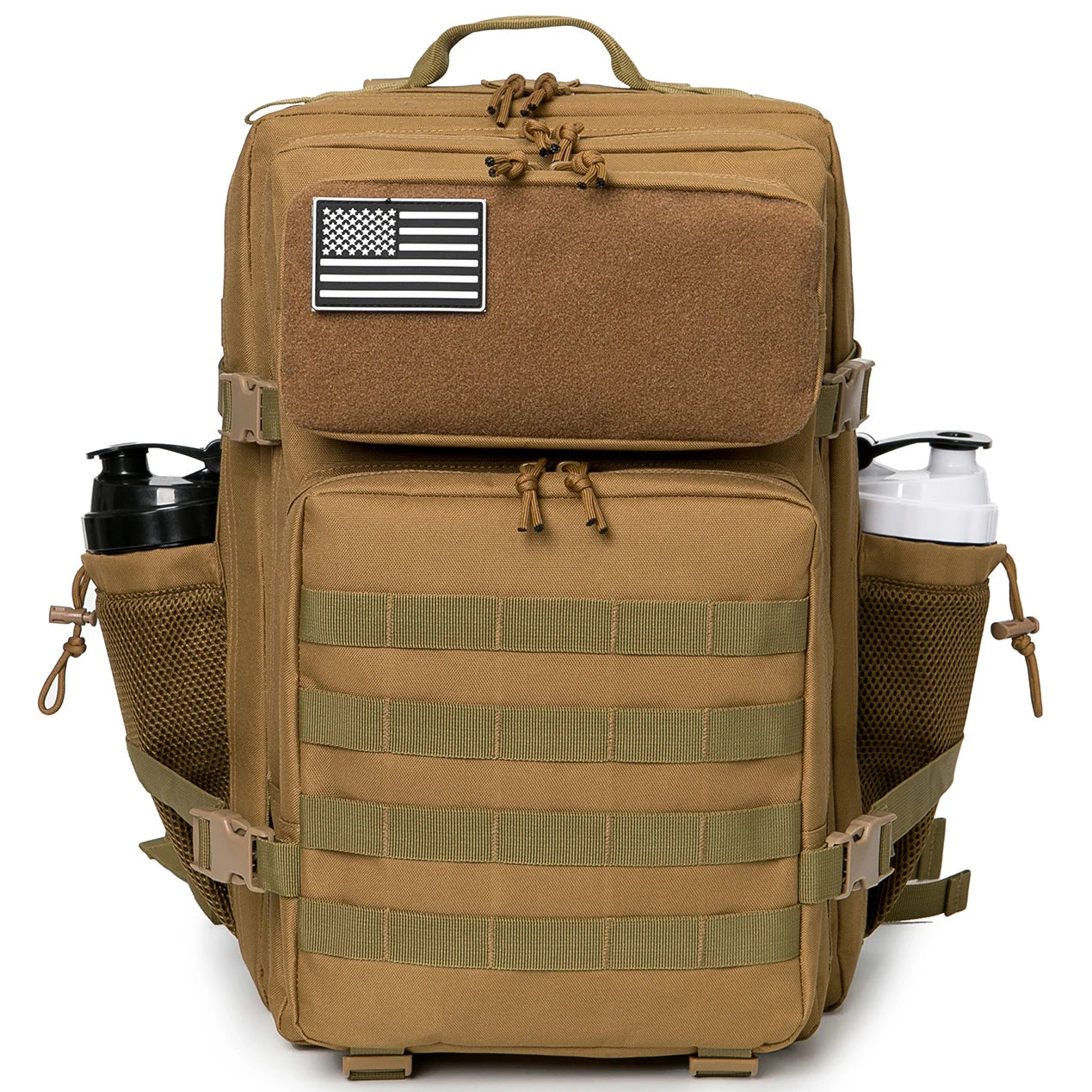 45L tactical backpack for outdoor sports hiking climbing travel with bottle holder travel backpacks camping gear for women/men