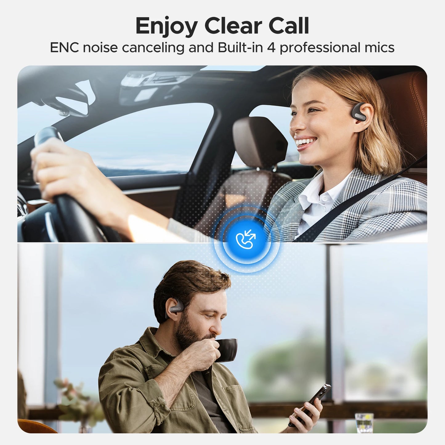 BlitzWolf BlitzMax BM CT2 OpenBack Headphones Bluetooth 5.3