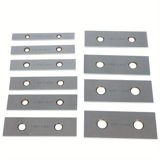 10 Pair 1/8 x 4-Inch Machinist Parallel Block Set Accuracy 0.0002in Hardened Gage Gauge Tool Blocks Set