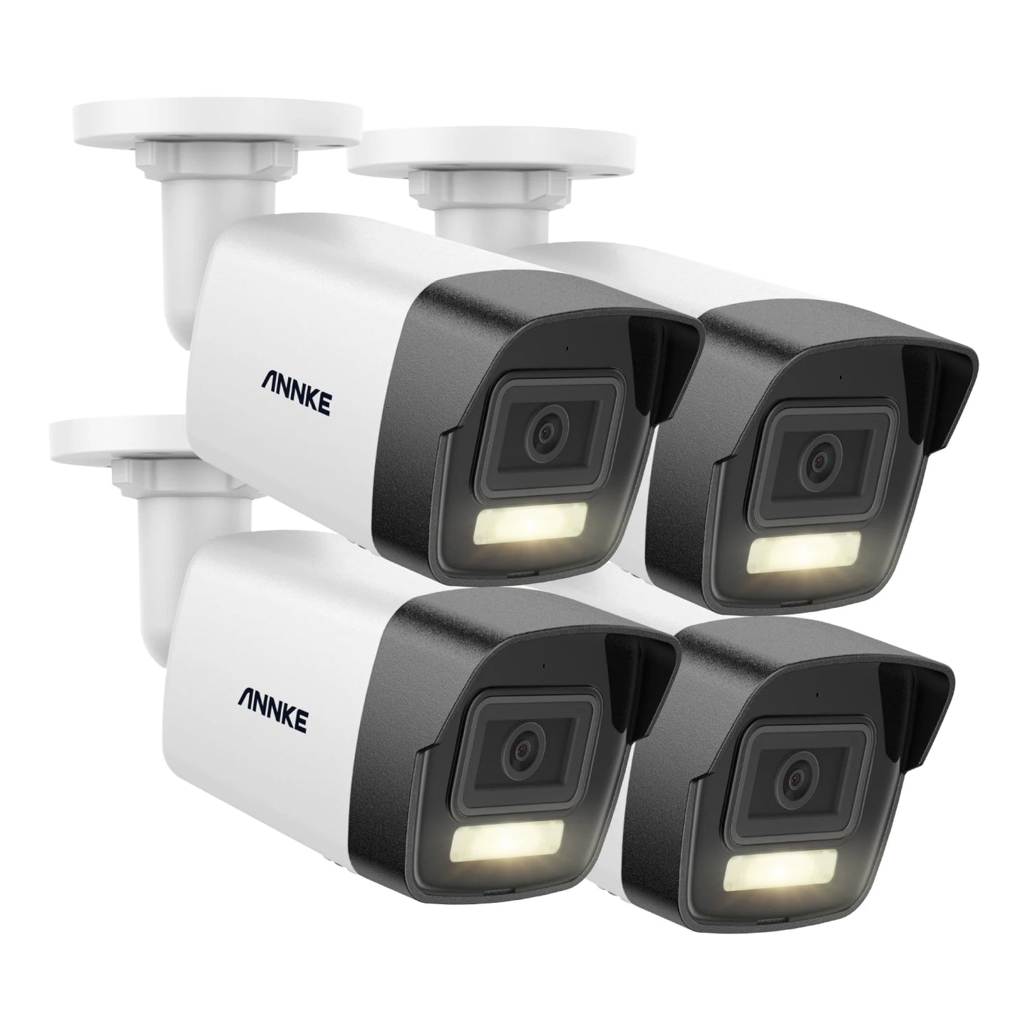 Annke 12MP HD IP Security Camera Poe 6K Dual Light Audio Fixed Bullet Camera Human Vehicle Detection 256G SD Storage ONVIF IP67