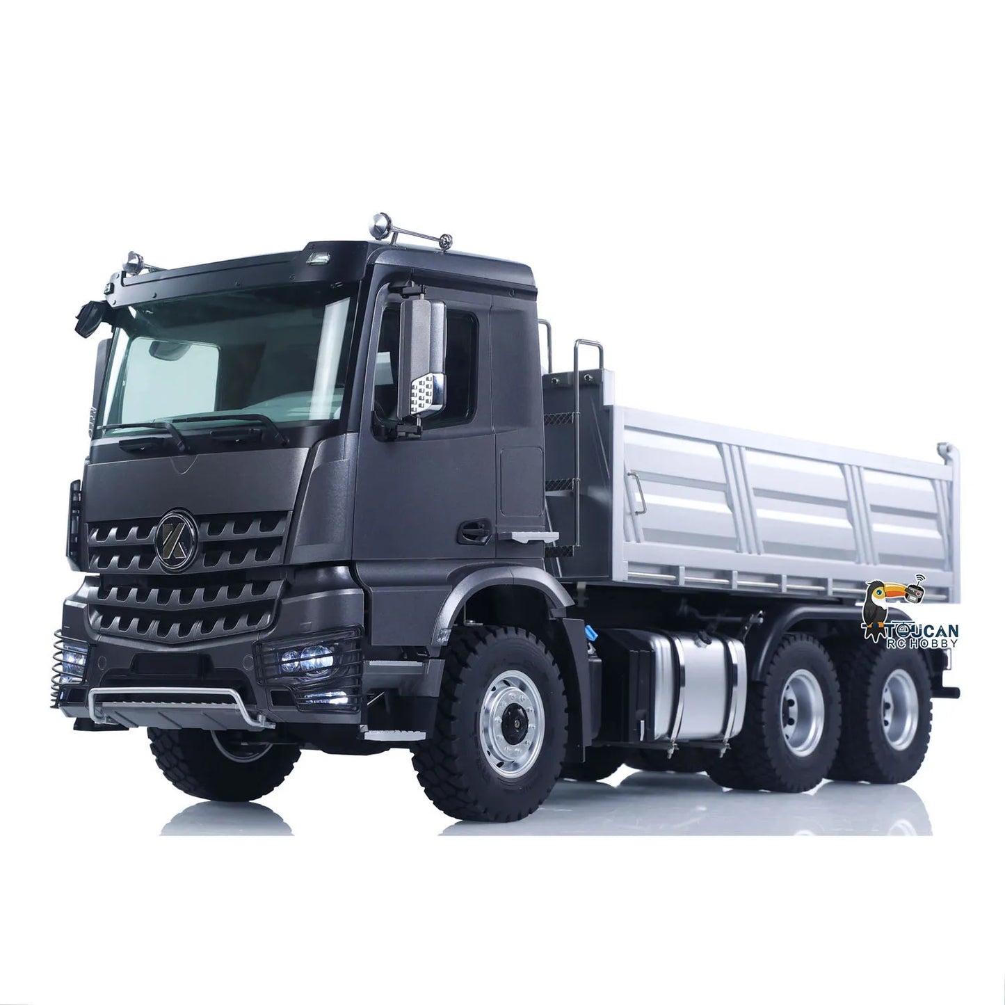 1/14 RTR New 2.4G RC Electric Lifting Dumper 5702 Model 6×6 Remote Control Tipper Lifting Rod Vehicle Sound Light Motor Car Toy