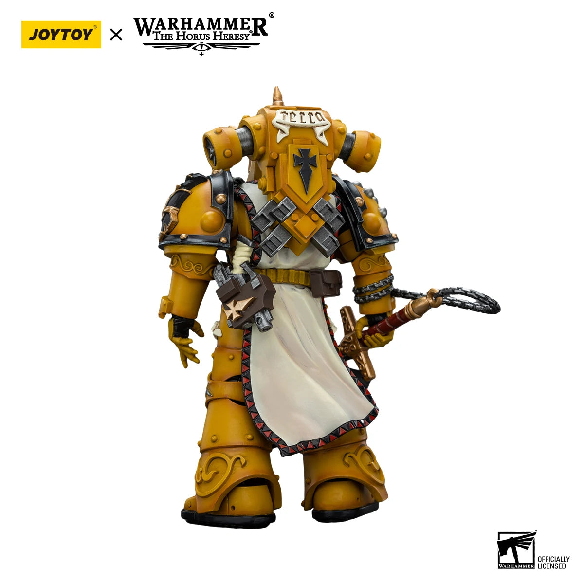 JOYTOY Warhammer 40K 1/18 Action Figure Imperial Fists Sigismund, First Captain of the Imperial Fists Anime figures Toys Model
