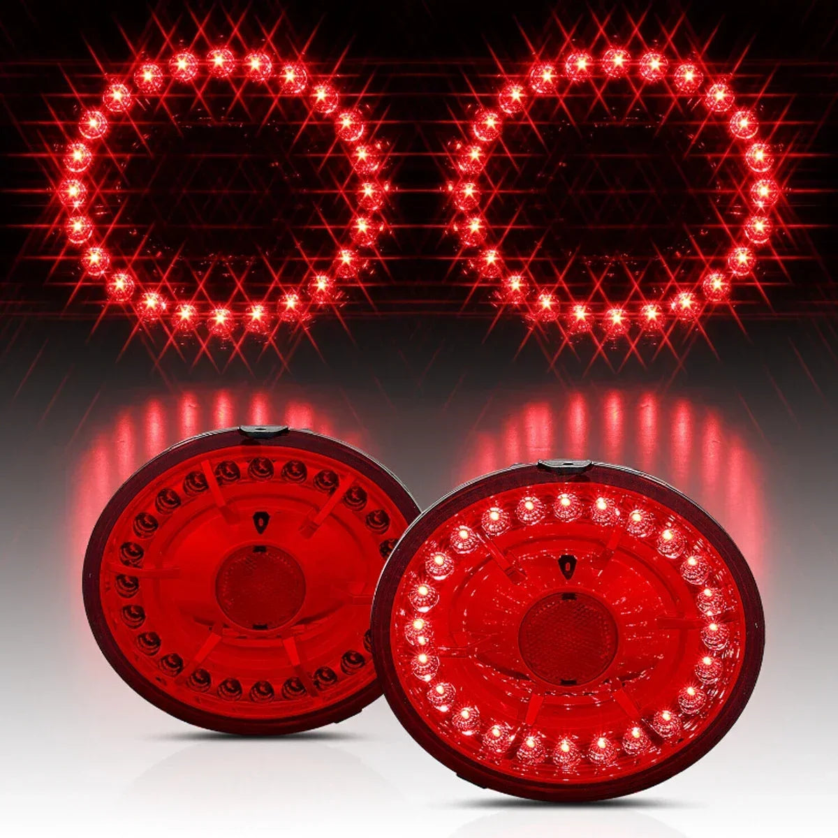 4x LED Tail Light Assembly for Chevrolet Corvette C6 Coupe 2005-2013 Tail Lights Brake Stop Lamp Rear Light Car Accessories