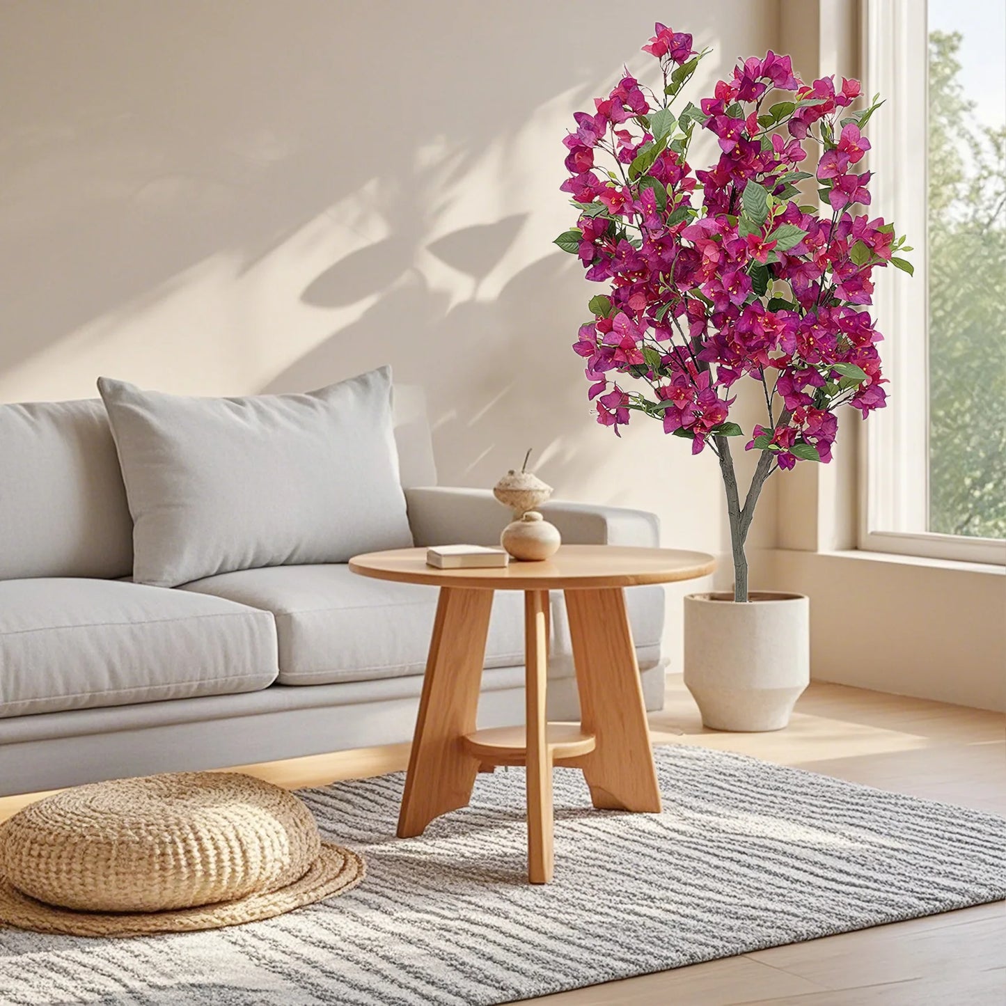 3.94FT Artificial Bougainvillea Tree With Branches Artificial Tree for Photography Studio Home Office Decoration