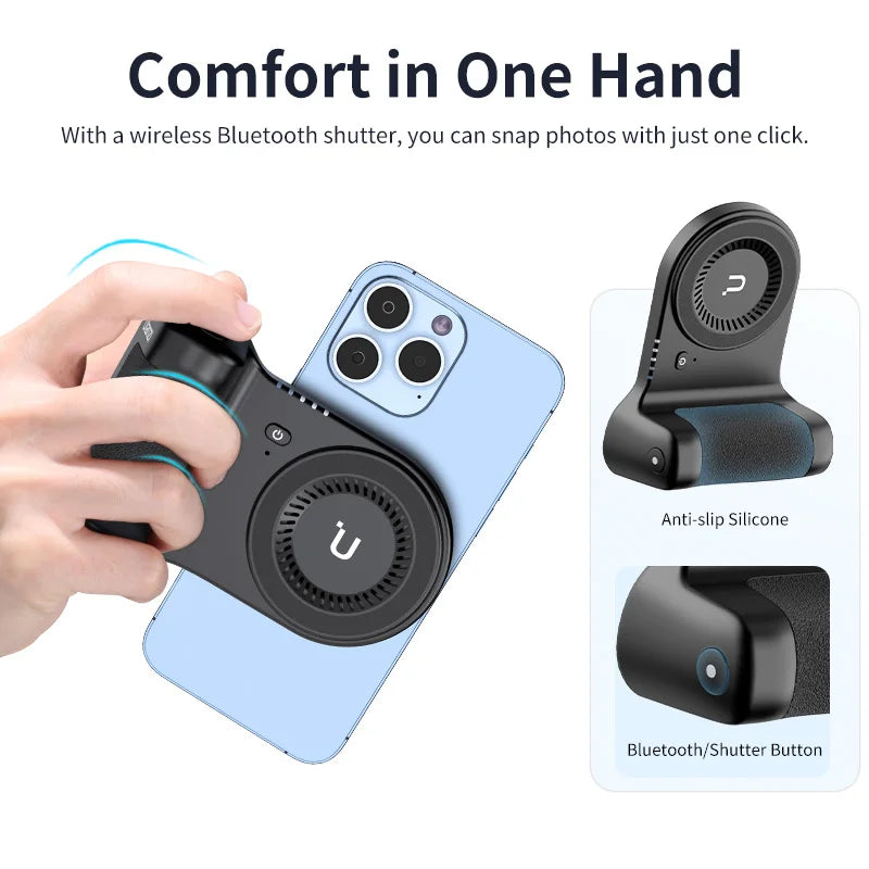 Ulanzi MA45 Magnetic Wireless Power Grip 5000mAh Selfie
