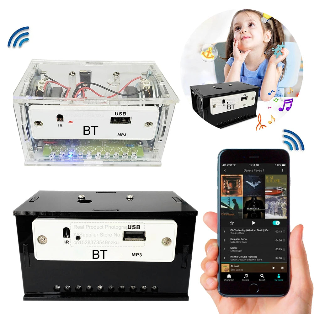 DIY Bluetooth Speaker Kit For Electronics Project Practice