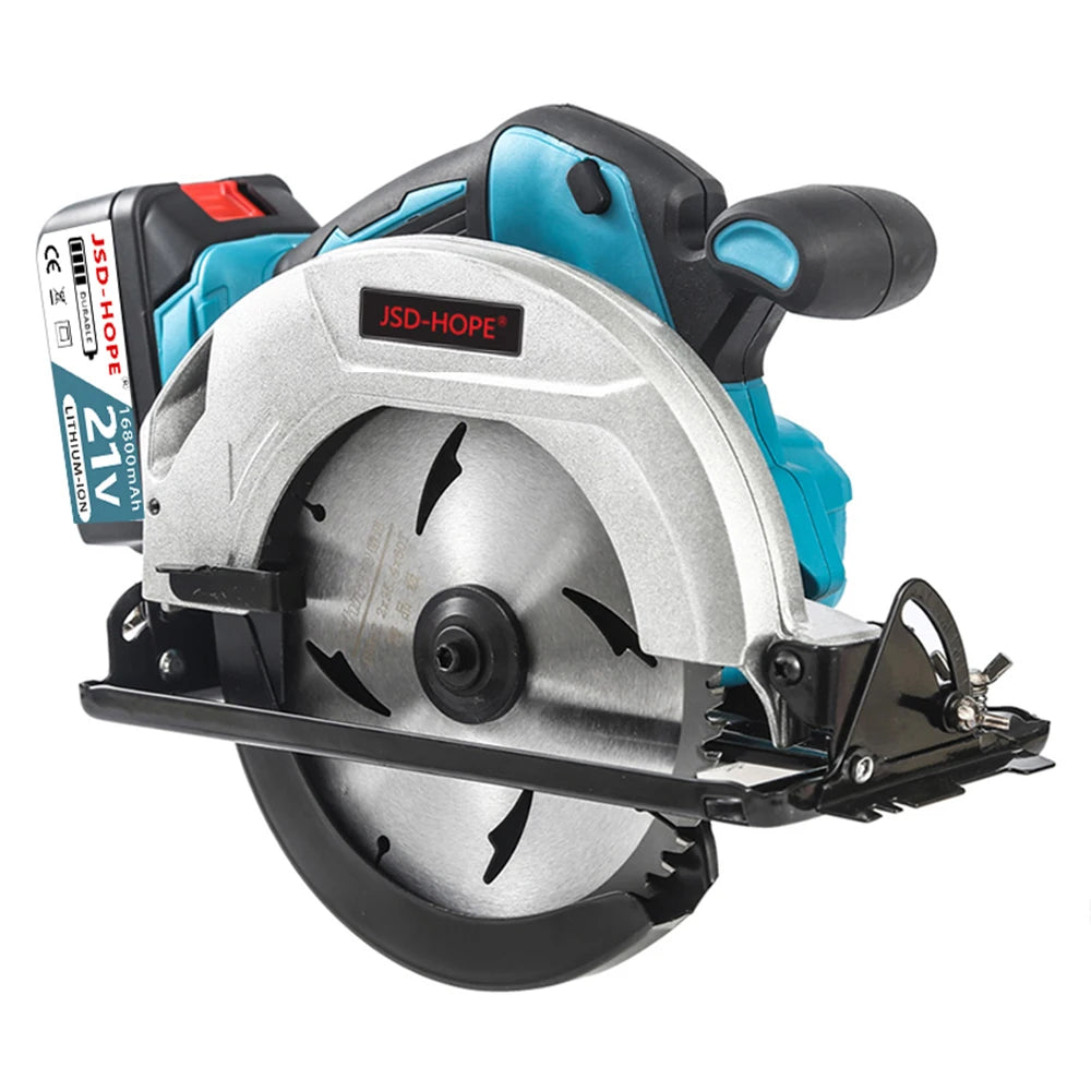 Brushless lithium electric circular saw 7 inch rechargeable portable woodworking saw stone cutting machine flip disc cutting saw
