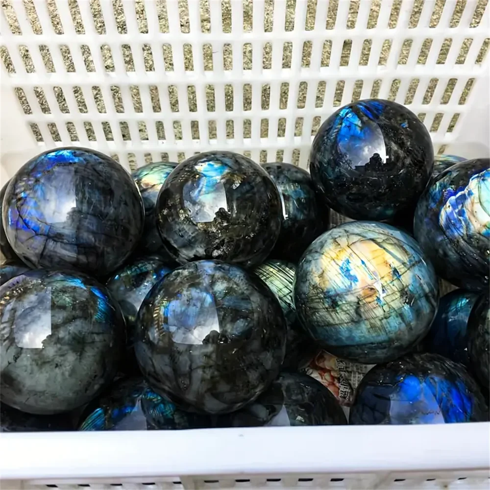 1pc astonishing blue light violet tourmaline crystal ball - natural quartz ball, used for home decoration,