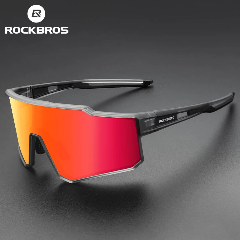 ROCKBROS Cycling Glasses Polarized Photochromic Sunglasses Glasses Cycling Outdoor Sports UV400 MTB Road Women Men Bike Goggles