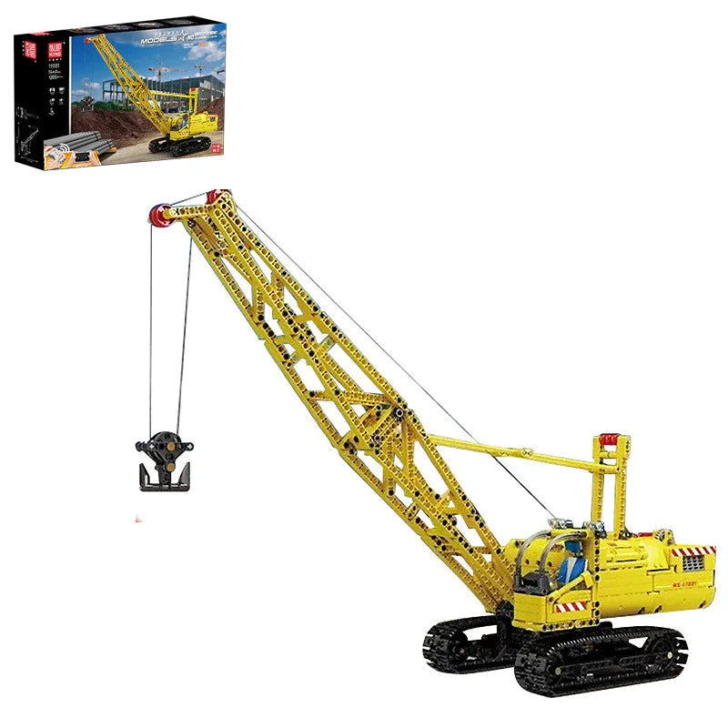 1205PCS Technics MOC RC Crawler Crane Building Blocks City Engineering Vehicle Model Boys Toys Car Education Assembly Brick Gift