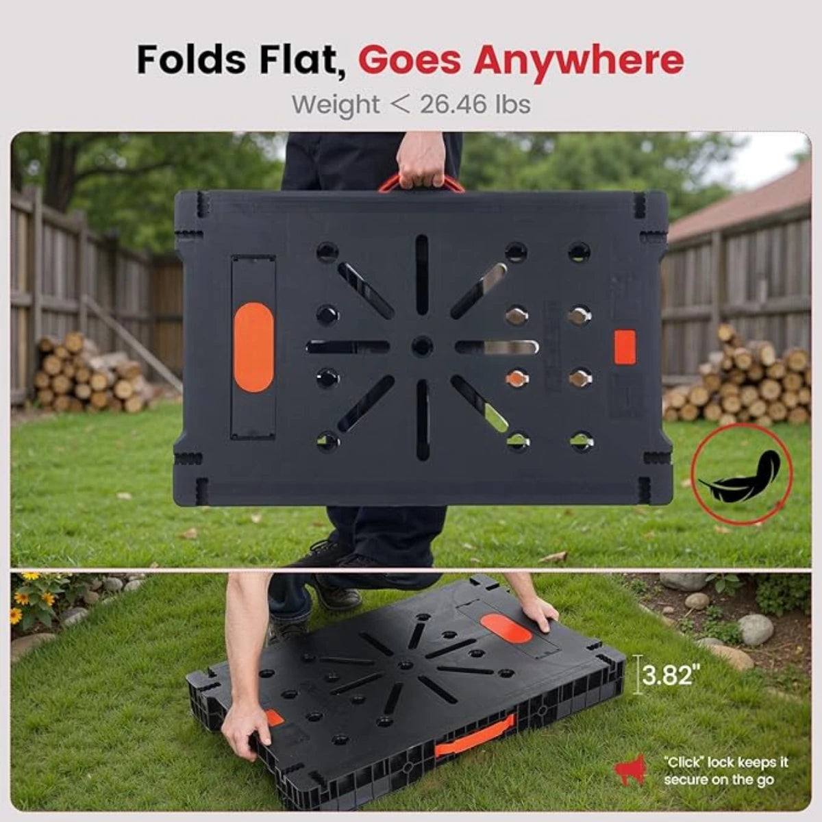 Express Floding Woodworking Work Table Portable Workbench Lightweight Versatile Workstation with 2 Clamps by Enjoywood