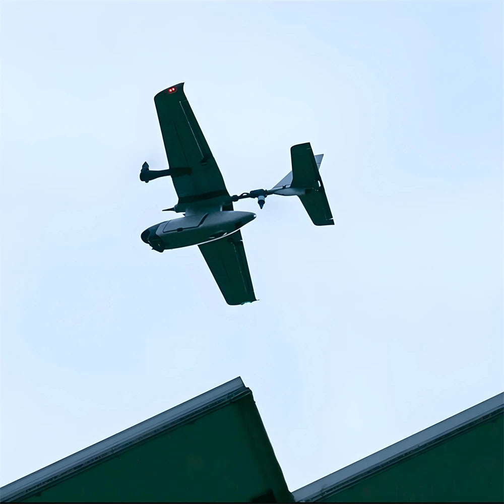 HaoHan FireF1y VTOL Vertical Takeoff and Landing Modular Multi-Mount FPV Patrol Drone Fixed-Wing FPV UAV RC Airplane PNP/Semi