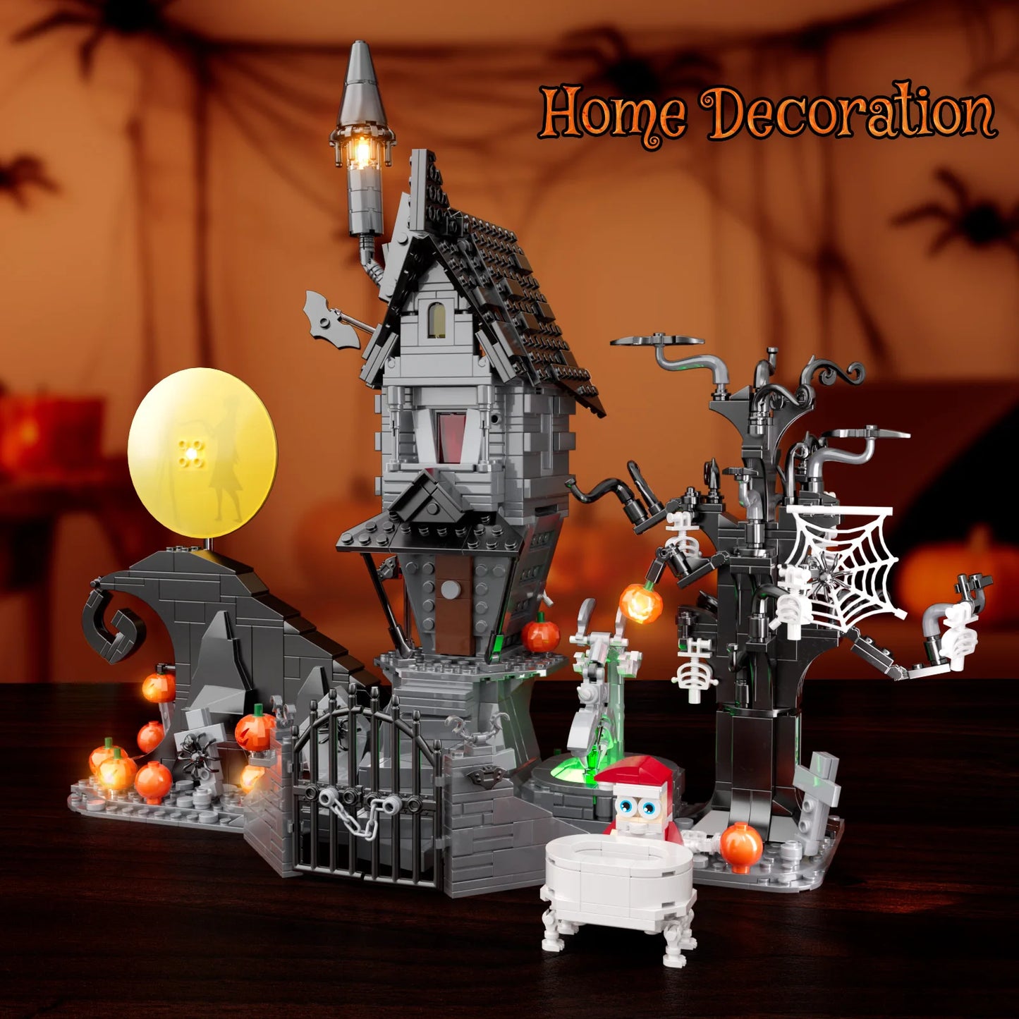 Nightmare Before Christmas House Model Kit Building Blocks