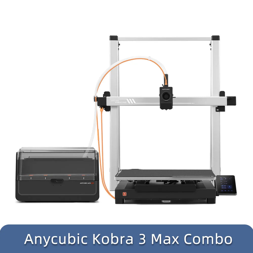 ANYCUBIC Kobra 3 Max Combo Multi-Color 3D Printer Max Speed 600mm/s Build Volume 500*420*420mm Smart APP Control 3D Printer