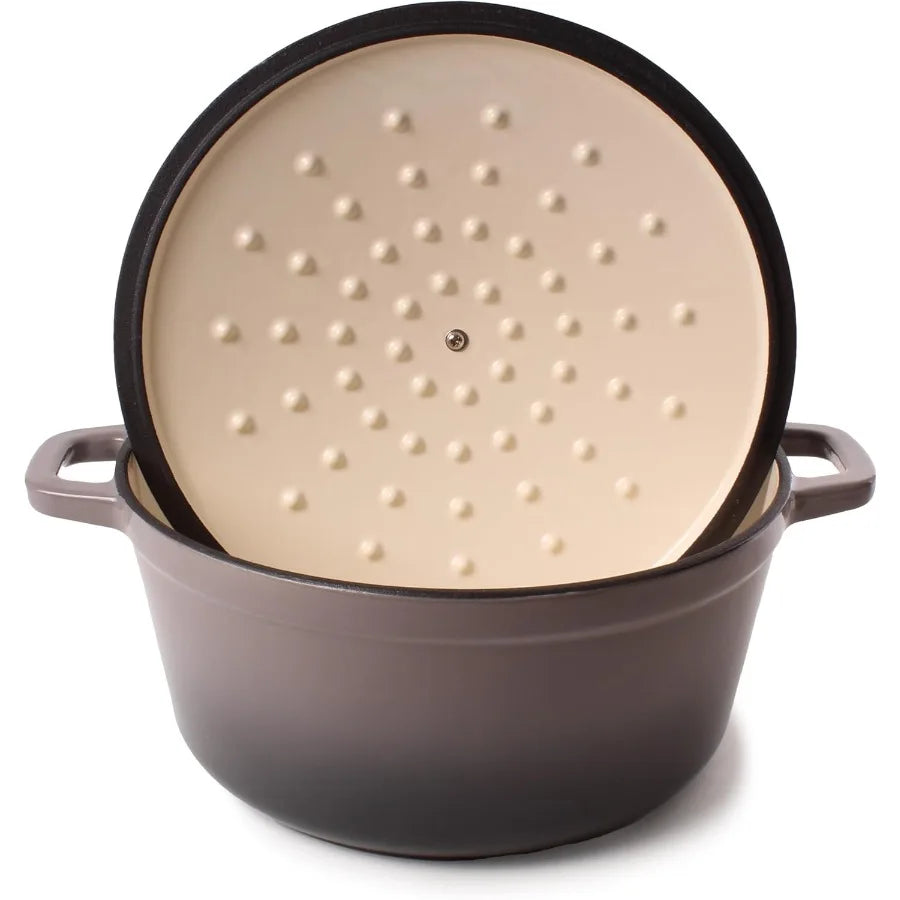 Neo Enameled Cast Iron 4 Piece Set 3Qt 7Qt Dutch Ovens