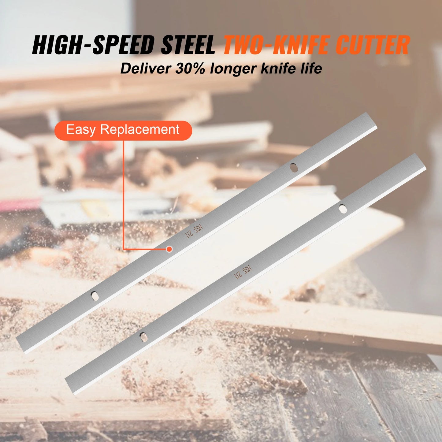 SucceBuy Thickness Planer 13inch Benchtop Planer & Two-Blade 15-Amp 1800W Powerful Motor Low Noise for DIY Woodworking Planing