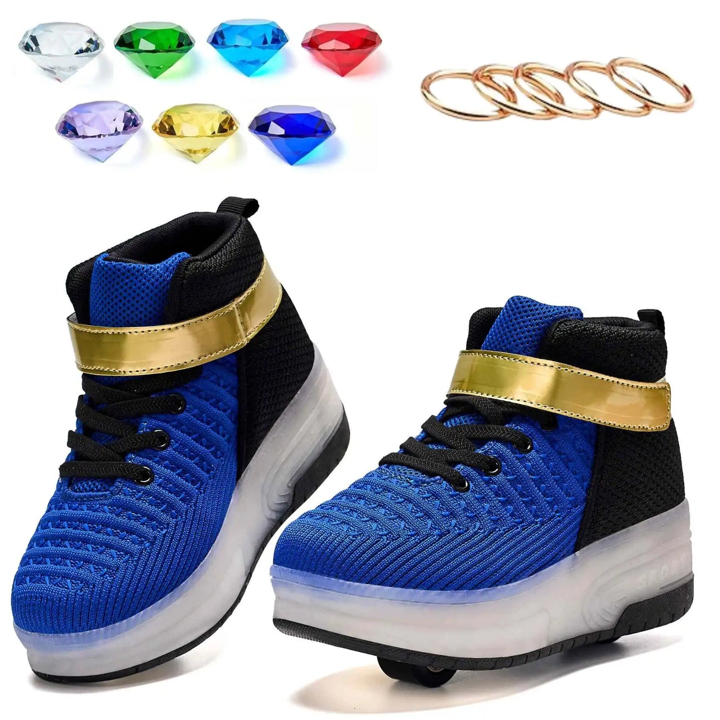 Shadow The Hedgehog Shoes For Kids Unisex Roller Skate