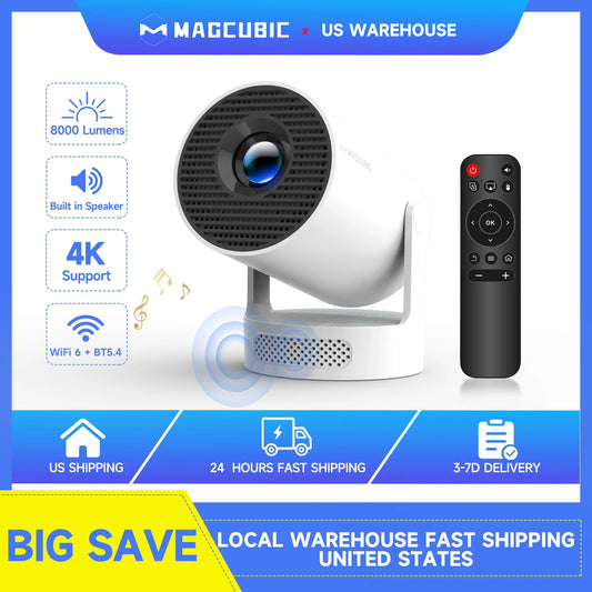 Magcubic HY300 Pro Projector Android 11 8000 Lumens