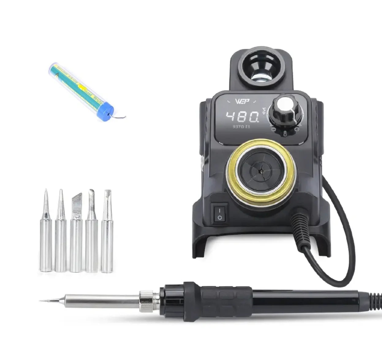 WEP 937D-I Portable Soldering Station Electric Cordless Solder Iron  Kit Fast Heating For Milwaukee Battery 18/20V