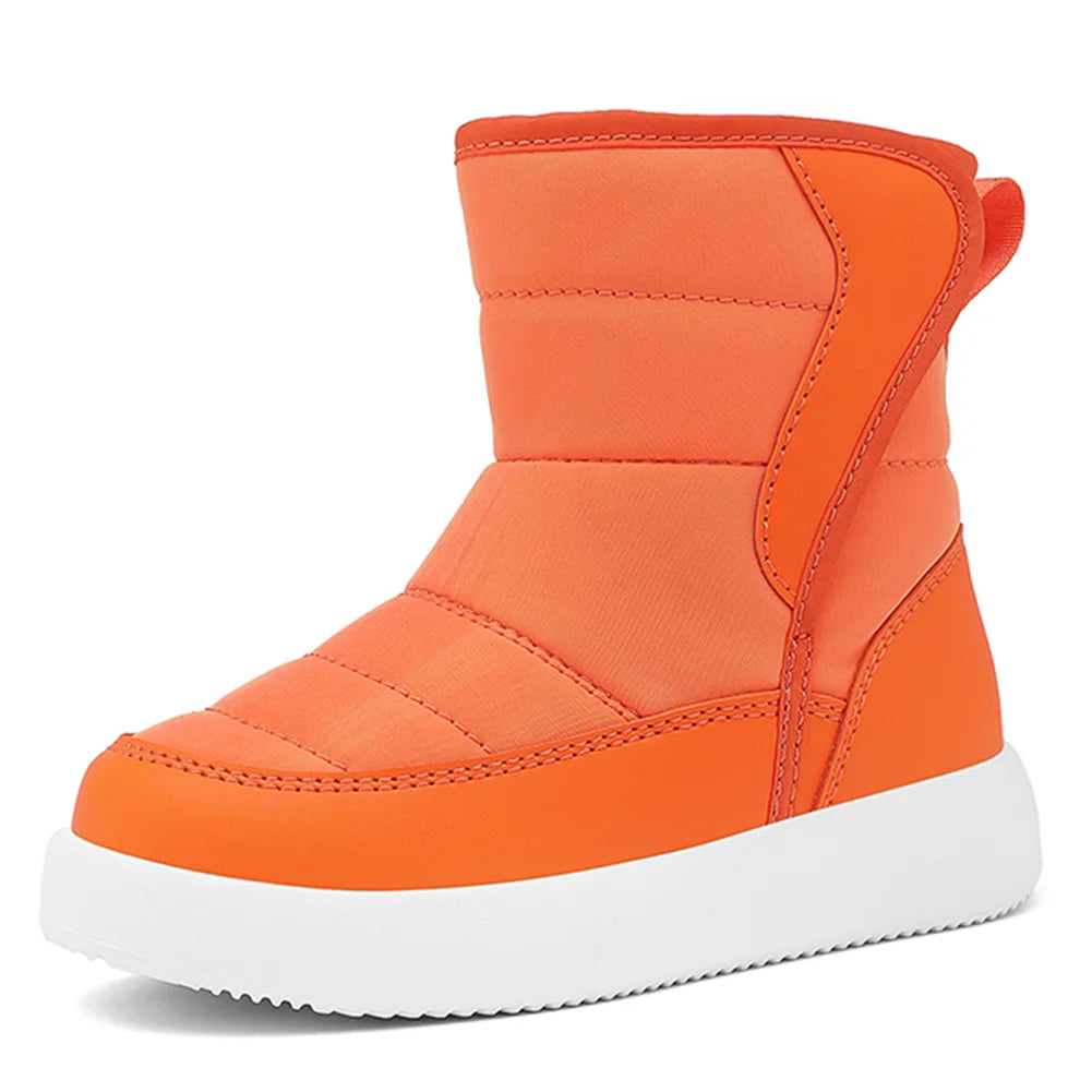 Toddler Snow Boots Waterproof Warm Fur Lined Unisex Outdoor