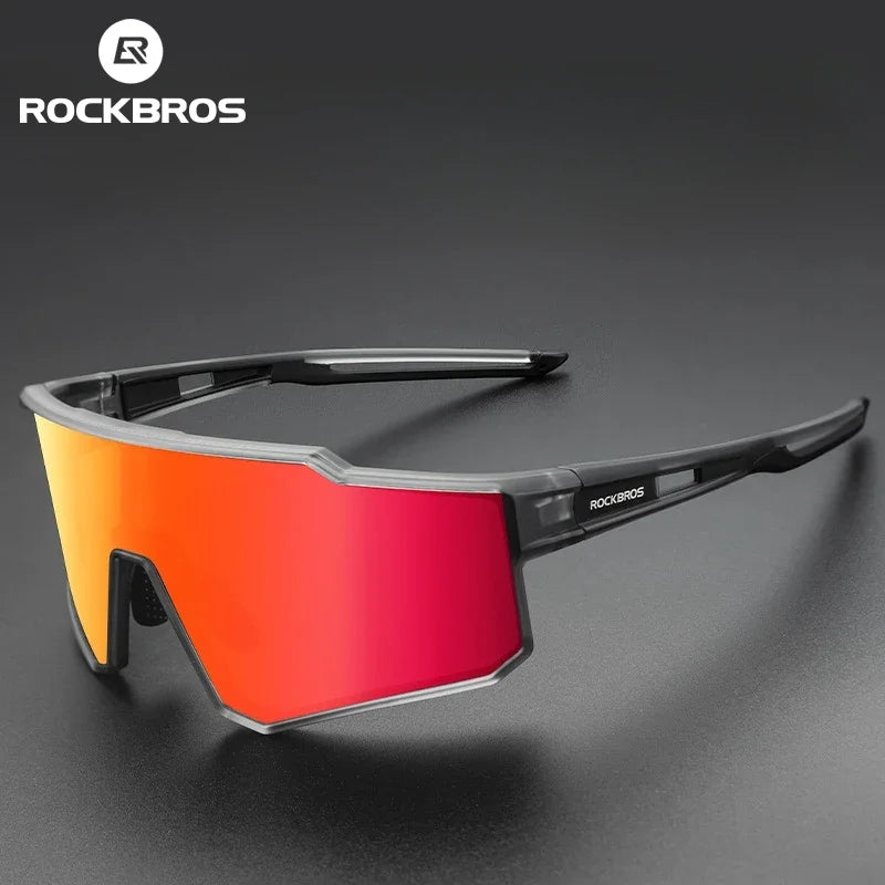 ROCKBROS Cycling Glasses Polarized Photochromic Sunglasses Glasses Cycling Outdoor Sports UV400 MTB Road Women Men Bike Goggles