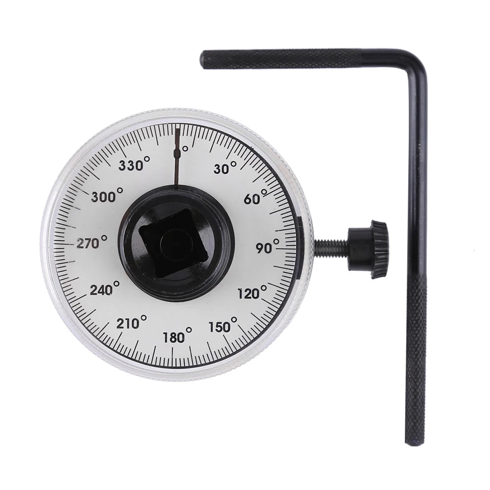 Adjustable 1/2 Inch Drive Torque Angle Gauge Auto Garage Repair Hand Tool Set