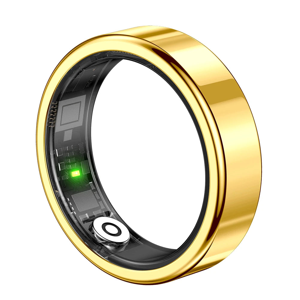 SR09 Smart Ring Health Tracker with Gesture Control Fitness Ring Heart Rate Blood Oxygen Monitor for Women Men for Android & iOS