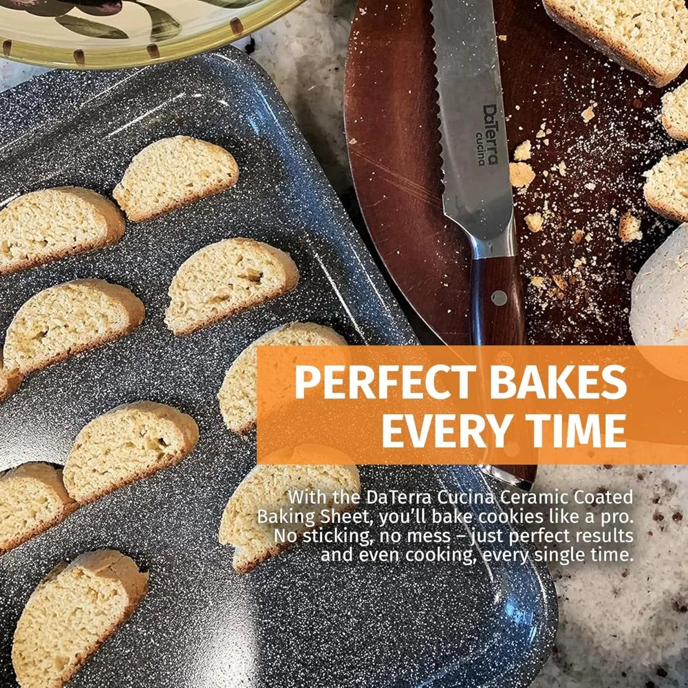 Cucina Nonstick Ceramic Baking Sheets Twin Pack 16x11