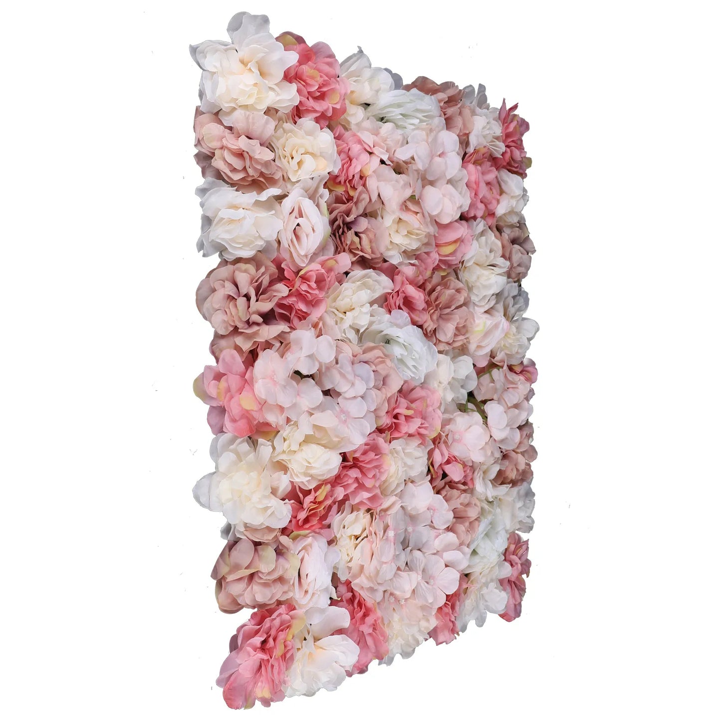 6pcs Artificial Flower Wall Panels 3D Flower Backdrop Flowers Curtain Outdoor Decoration Shopping Mall Window Photography Props