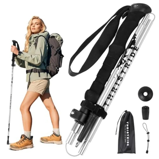 Collapsible Trekking Pole Adjustable Lightweight Aluminum