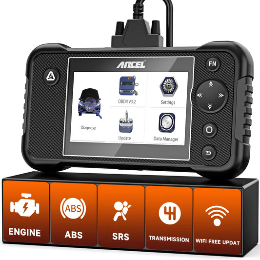 ANCEL FX3000 Elite Car OBD2 Scanner Automotive Code Reader ABS SRS Transmission Engine AT OBDII Car Diagnostic Scan Tool Free Up