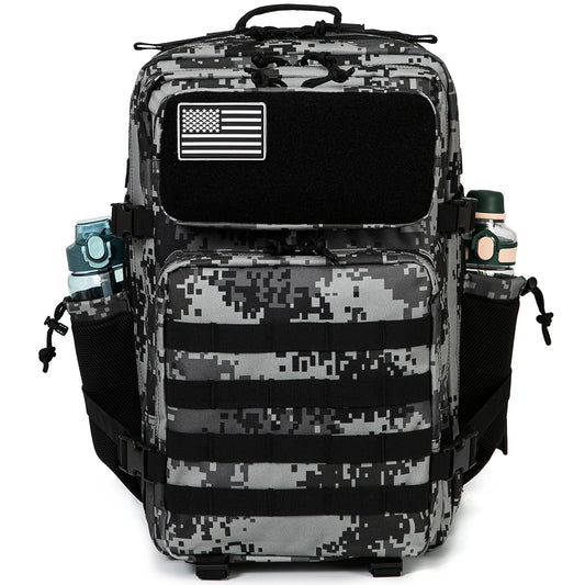 45L tactical backpack for outdoor sports hiking climbing travel with bottle holder travel backpacks camping gear for women/men