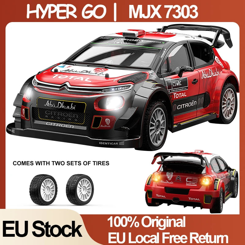 HYPER GO MJX 7303 1/7 RC Car 4WD Blushless Remote Contorl Car High Speed Drift Off-load RC Car For Gifts