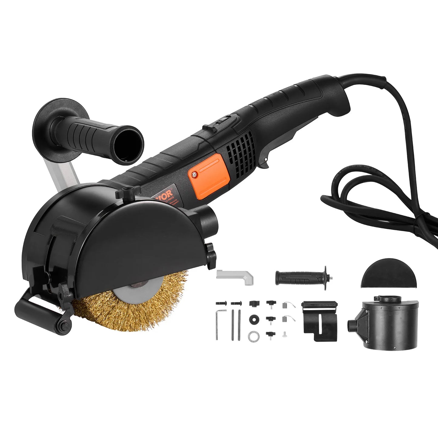 SucceBuy Burnishing Polishing Machine Variable Speed Surface Conditioning Tool Electric Metal Burnishing Machine for Wood Steel
